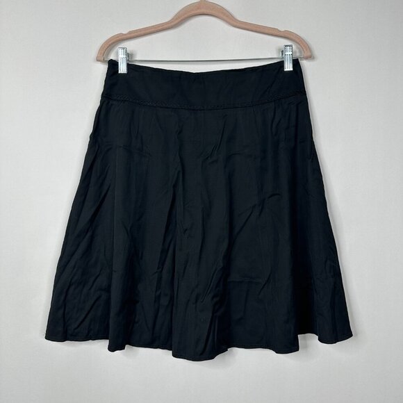 2/$30 White House Black Market Pleated A-Line Mini Skirt Black 4 #9986 - Picture 5 of 8